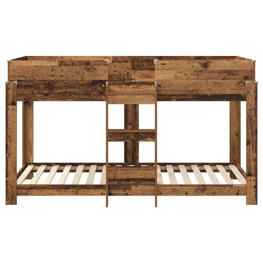 Lit Superposé pour Enfants Bois ancien 80 x 200 cm - 5