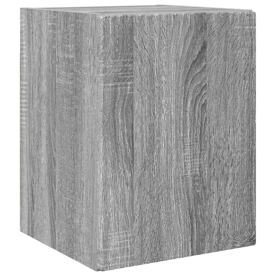 Meuble TV mural Gris Sonoma 30 x 31 x 40 cm Bois d'ingénierie - 2