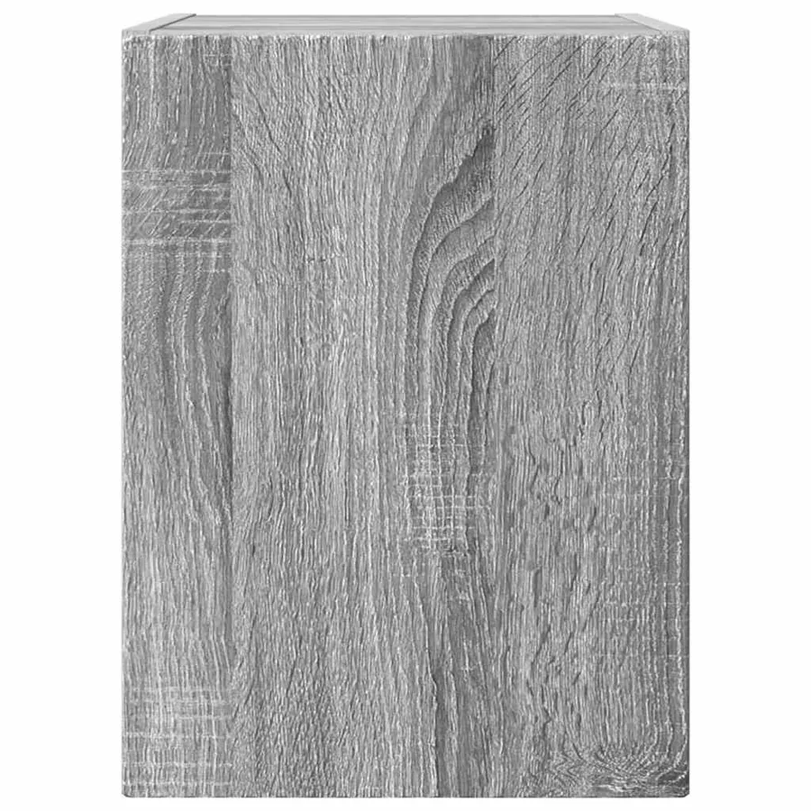 Meuble TV mural Gris Sonoma 30 x 31 x 40 cm Bois d'ingénierie - 6
