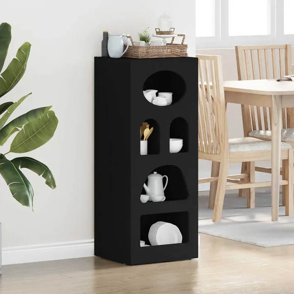 Buffet ELST Noir 40 x 35 x 100,5 cm Bois d'ingénierie
