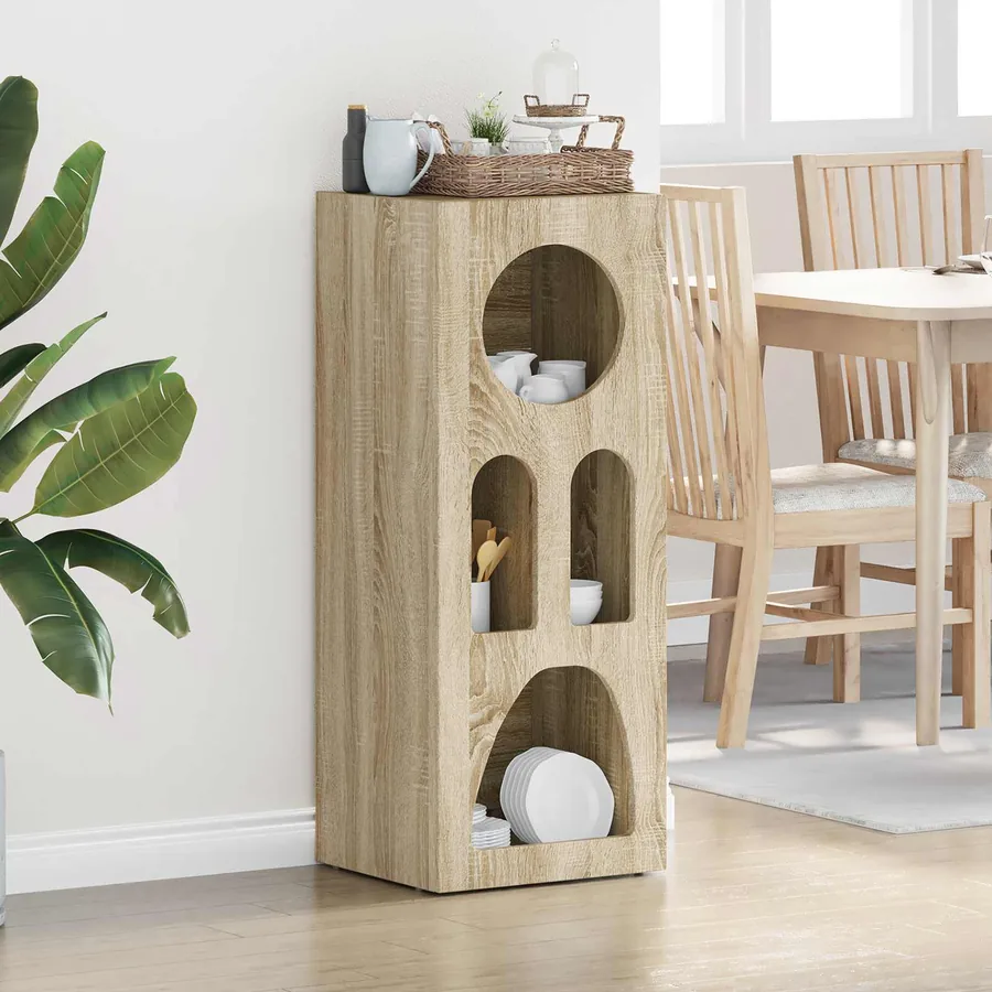 Buffet ELST Chêne Sonoma 40 x 35 x 100.5 cm Bois d'ingénierie