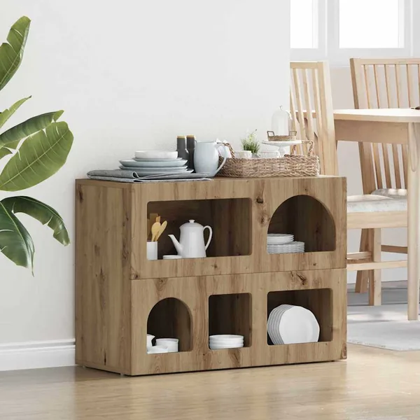 Buffet ELST Chêne artisanal 80,5 x 35 x 59 cm Bois d'ingénierie