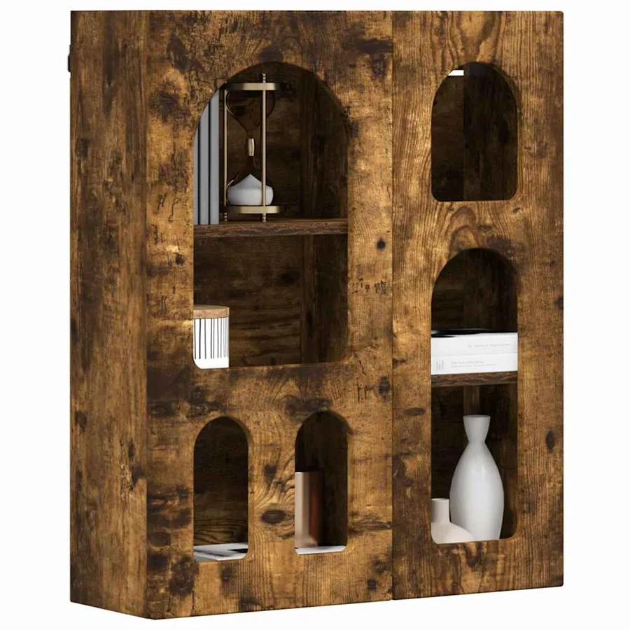 Armoire suspendue ELST Chêne fumé 59 x 20 x 71,5 cm - 3