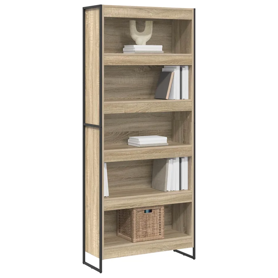 Bibliothèque 80 x 30 x 189,5 cm Bois d'ingénierie Sonoma - 3