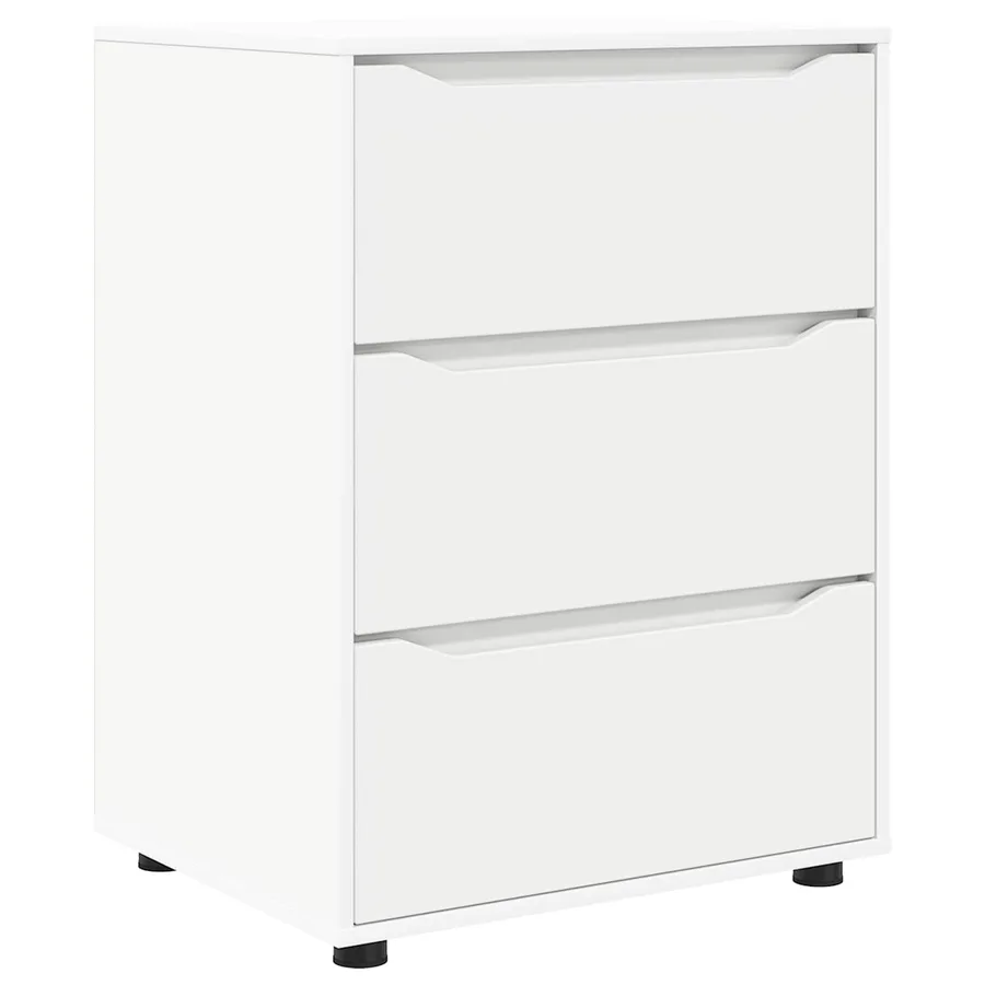 Armoire de rangement Blanc 60 x 48 x 81 cm Bois d'ingénierie - 2