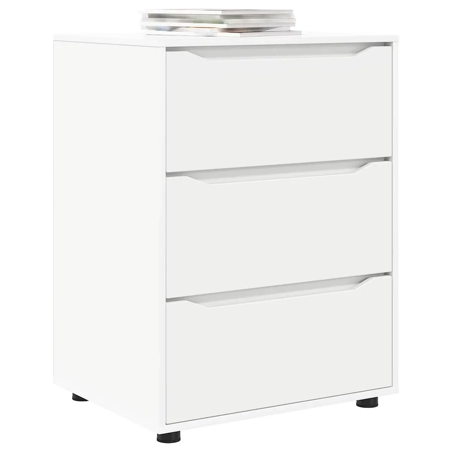 Armoire de rangement Blanc 60 x 48 x 81 cm Bois d'ingénierie - 3
