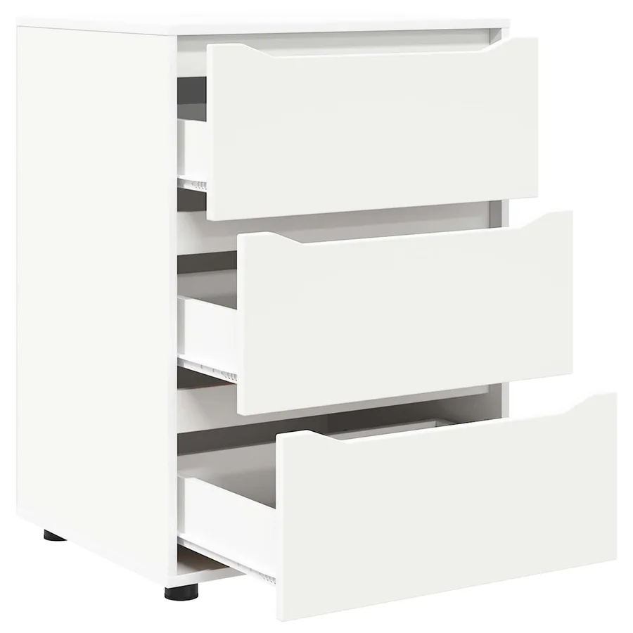 Armoire de rangement Blanc 60 x 48 x 81 cm Bois d'ingénierie - 7