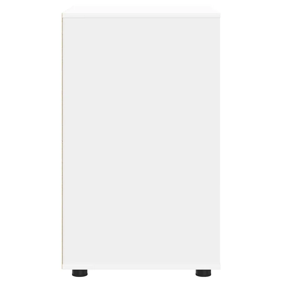 Armoire de rangement Blanc 60 x 48 x 81 cm Bois d'ingénierie - 9