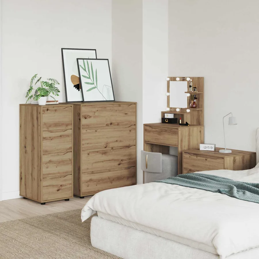 Armoire de rangement 40 x 48 x 105 cm Bois d'ingénierie - 4
