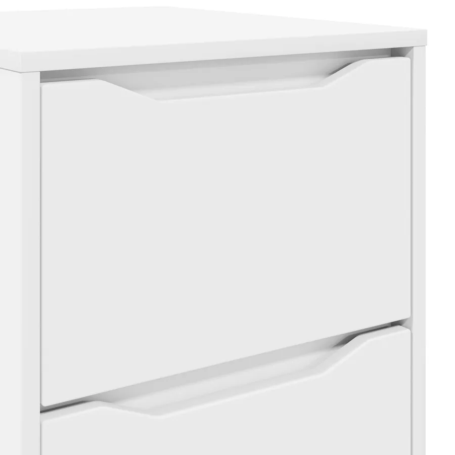 Armoire de rangement Blanc 40 x 48 x 105 cm Bois d'ingénierie - 12