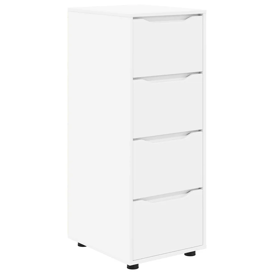 Armoire de rangement Blanc 40 x 48 x 105 cm Bois d'ingénierie - 2