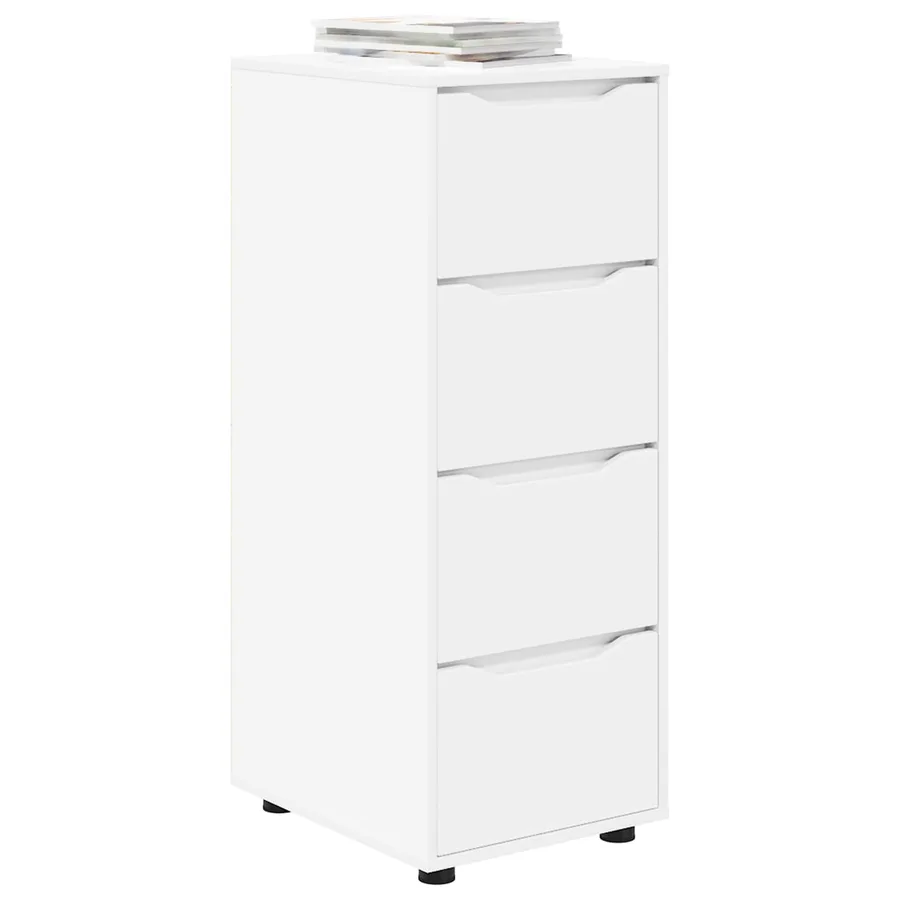 Armoire de rangement Blanc 40 x 48 x 105 cm Bois d'ingénierie - 3