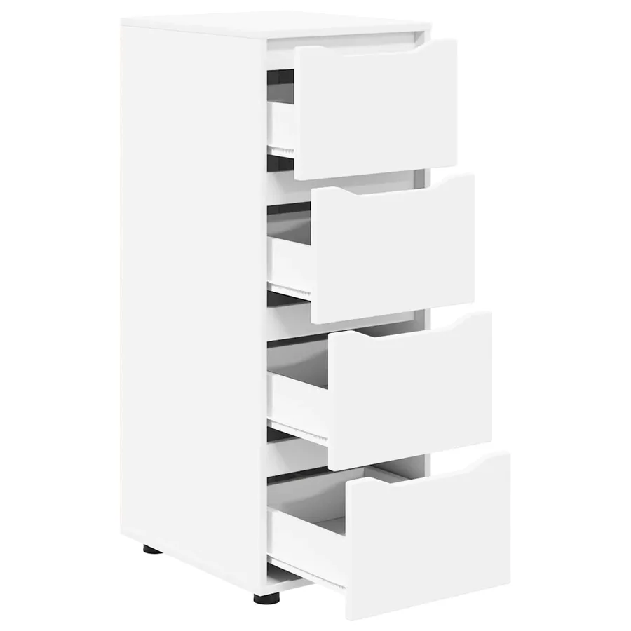 Armoire de rangement Blanc 40 x 48 x 105 cm Bois d'ingénierie - 7