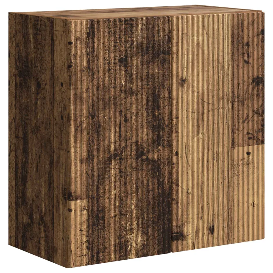 Ensemble de meuble TV mural Montage mural 6 pcs Bois Ancien - 7