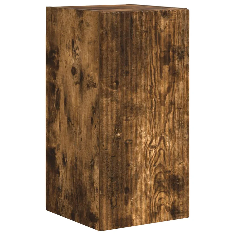 Ensemble de meuble TV mural 4 pcs Chêne fumé Bois d'ingénierie - 7