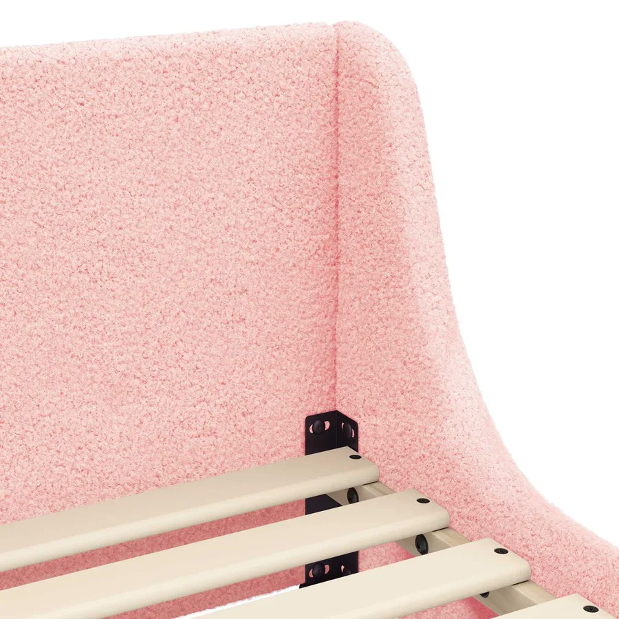 Cadre de lit pour tout-petit avec tête de lit Rose 70 x 140 cm - 6