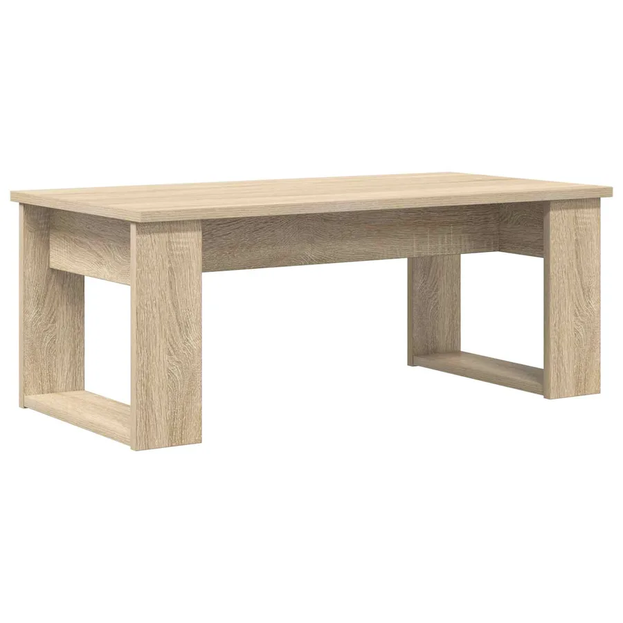 Ensemble de tables basses 2 pcs Chêne Sonoma Bois d'ingénierie - 7