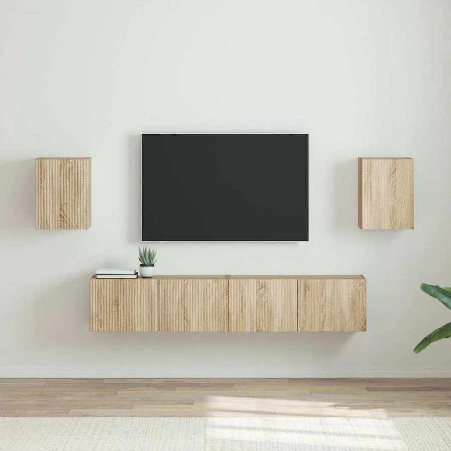 Meuble TV mural 2 pcs Sonoma 30 x 31 x 40 cm Bois d'ingénierie