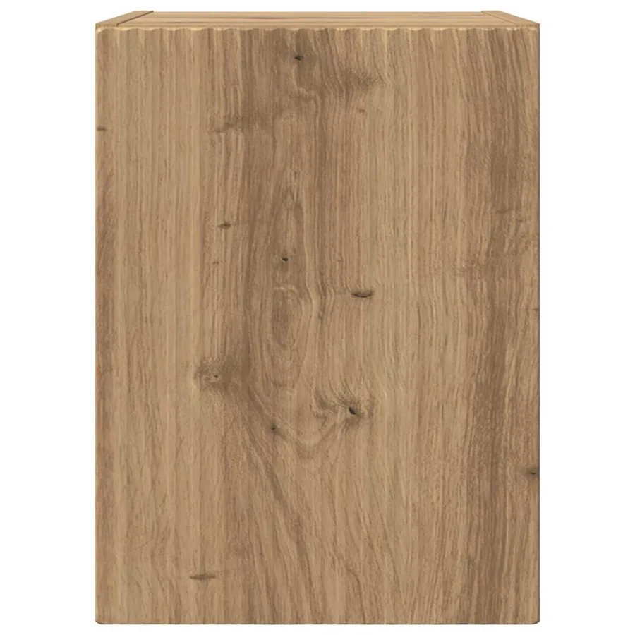 Meuble TV mural 2 pcs Chêne artisan Bois d'ingénierie - 7