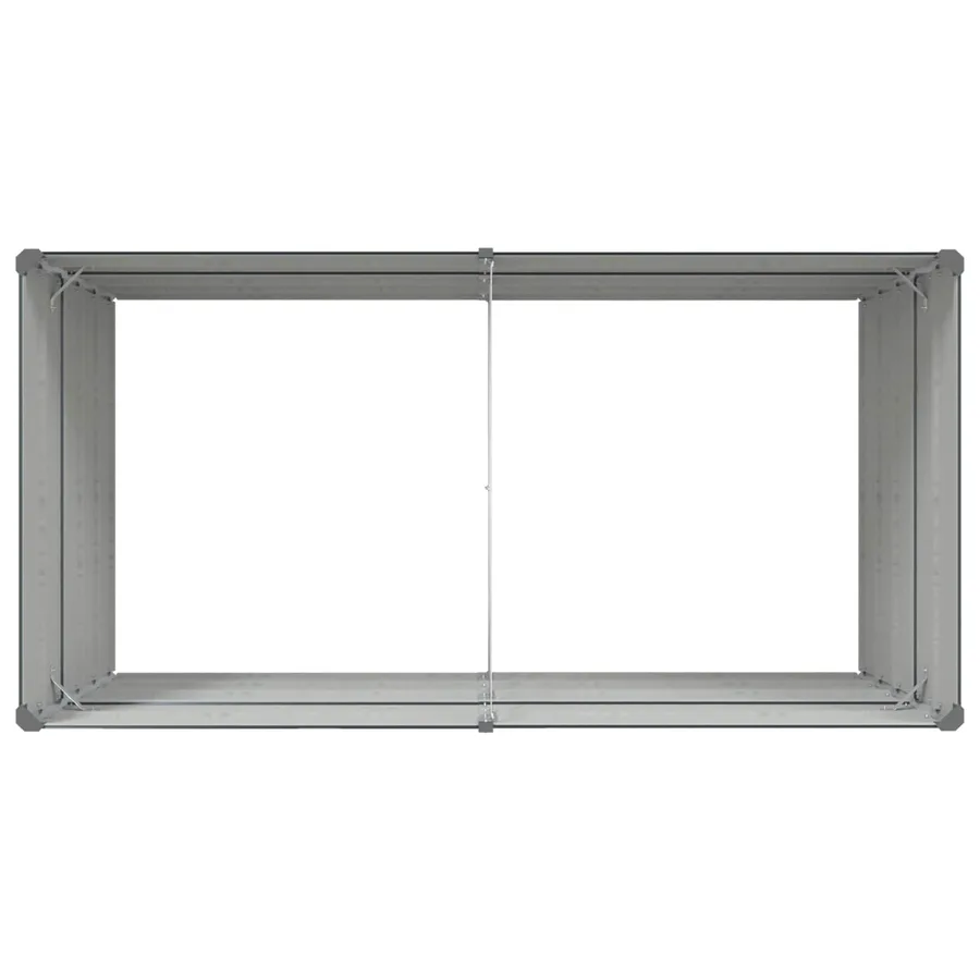 Jardinière Anthracite 195 x 100 x 75 cm Acier galvanisé - 7