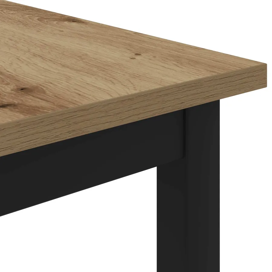 Table basse Chêne artisan 70 x 50 x 36 cm Bois d'ingénierie - 7