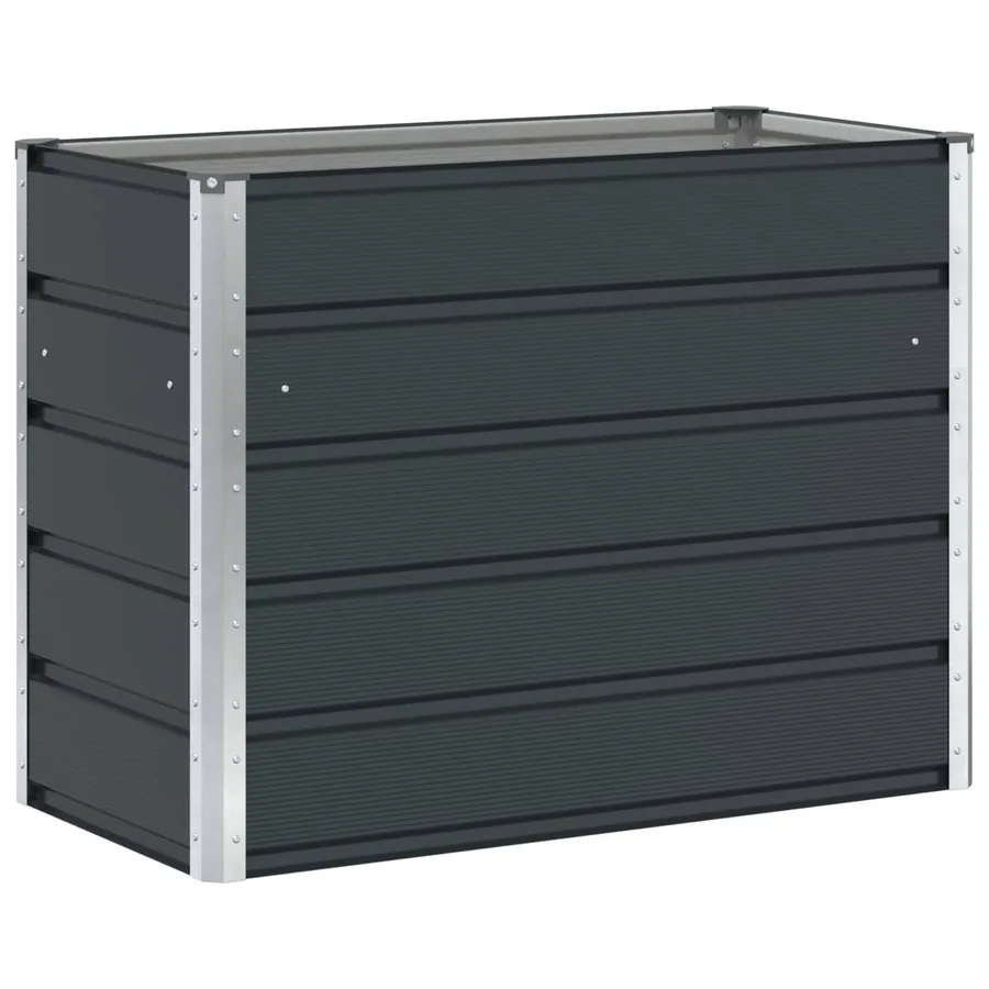 Jardinière Anthracite 100 x 50 x 75 cm Acier galvanisé - 2