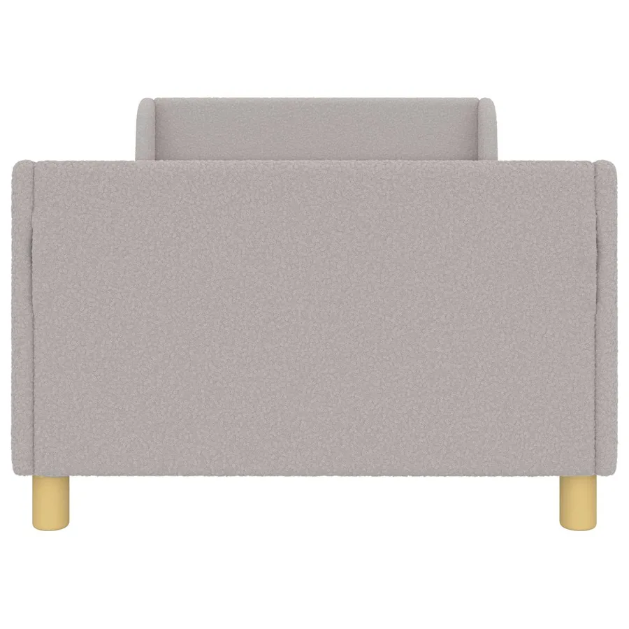 Cadre de lit pour enfants avec tête de lit Gris clair 80x200 cm - 5