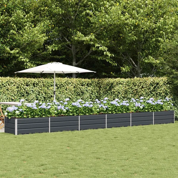 Jardinière Anthracite 600 x 80 x 45 cm Acier