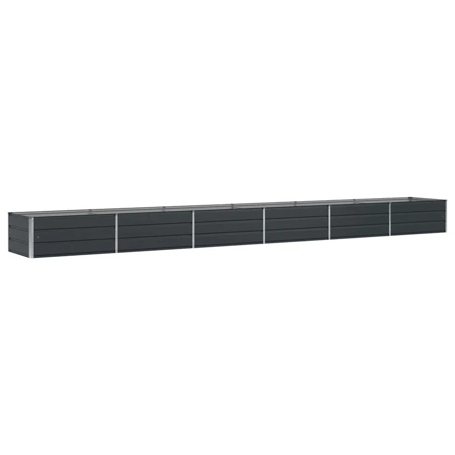 Jardinière Anthracite 600 x 80 x 45 cm Acier - 2