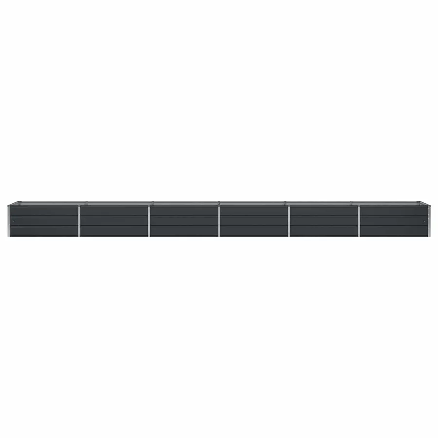 Jardinière Anthracite 600 x 80 x 45 cm Acier - 3