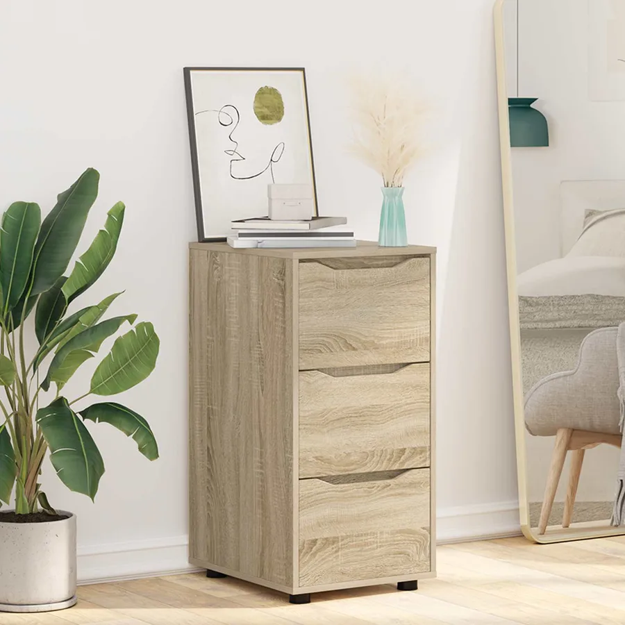 Armoire de rangement Chêne Sonoma 40 x 48 x 81 cm - 5