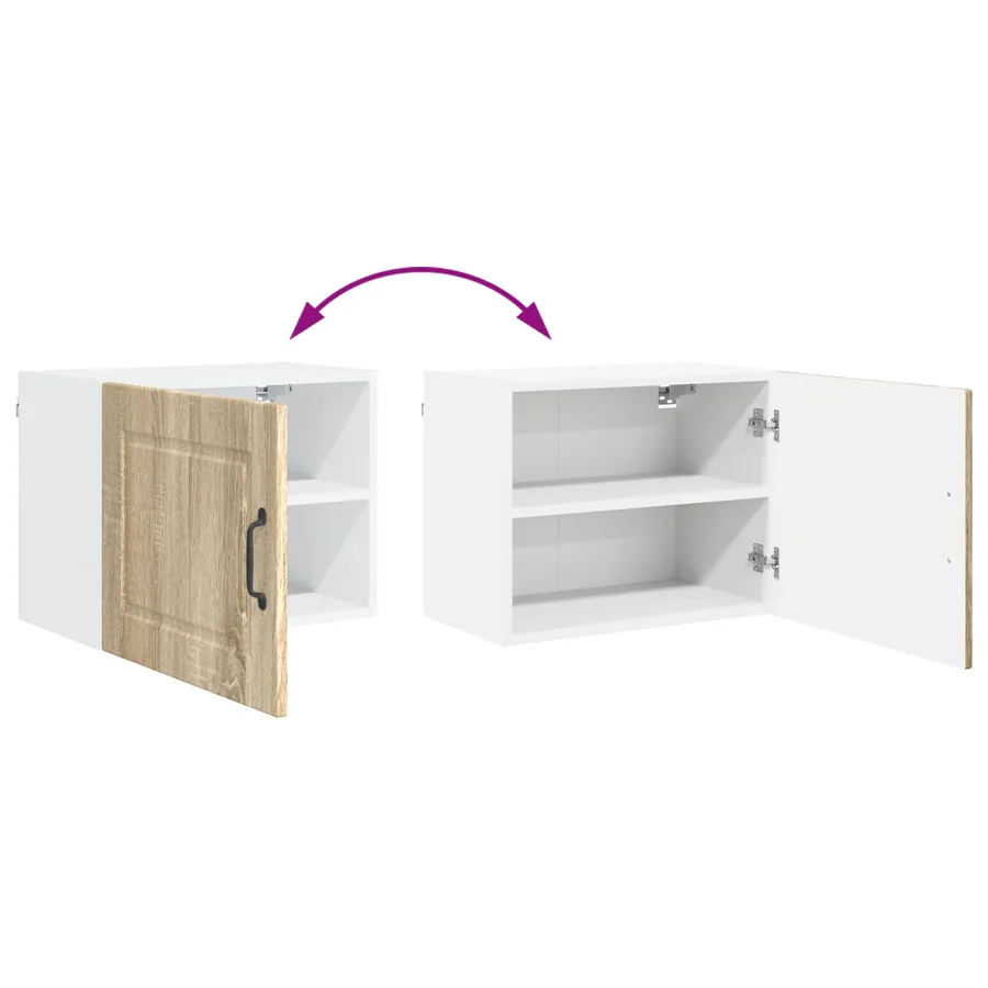 Meuble mural PORTO 2 pcs Chêne Sonoma 50 x 31 x 40 cm - 11