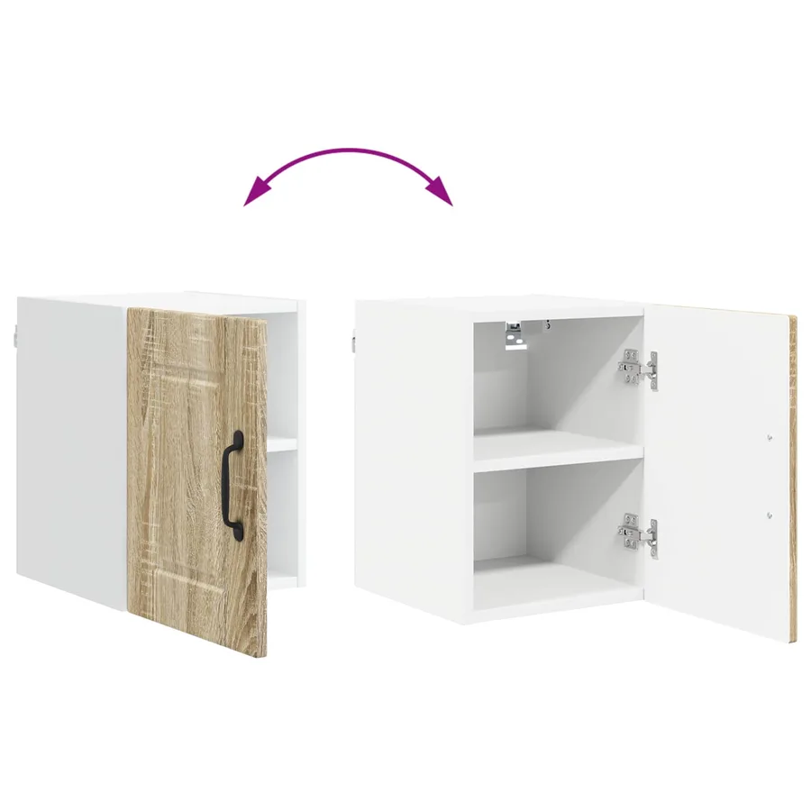 Meuble mural PORTO 2 pcs Chêne Sonoma 30 x 31 x 40 cm - 12