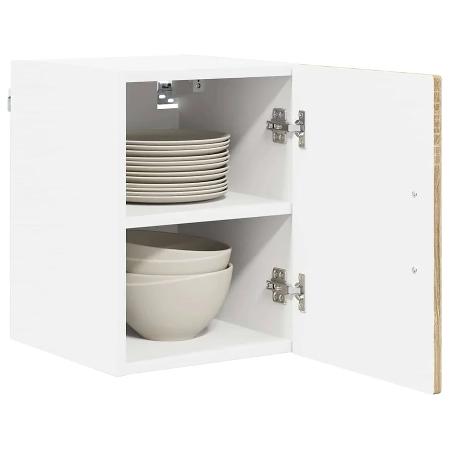 Meuble mural PORTO 2 pcs Chêne Sonoma 30 x 31 x 40 cm - 3