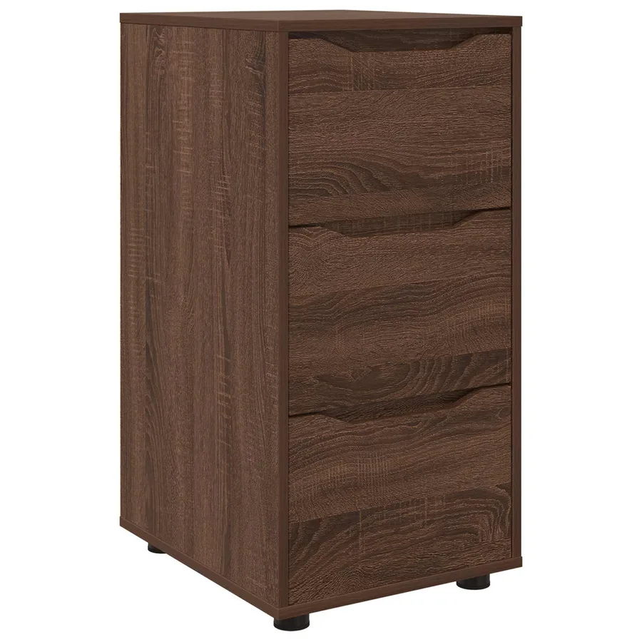 Armoire de rangement Chêne brun 40 x 48 x 81 cm - 2