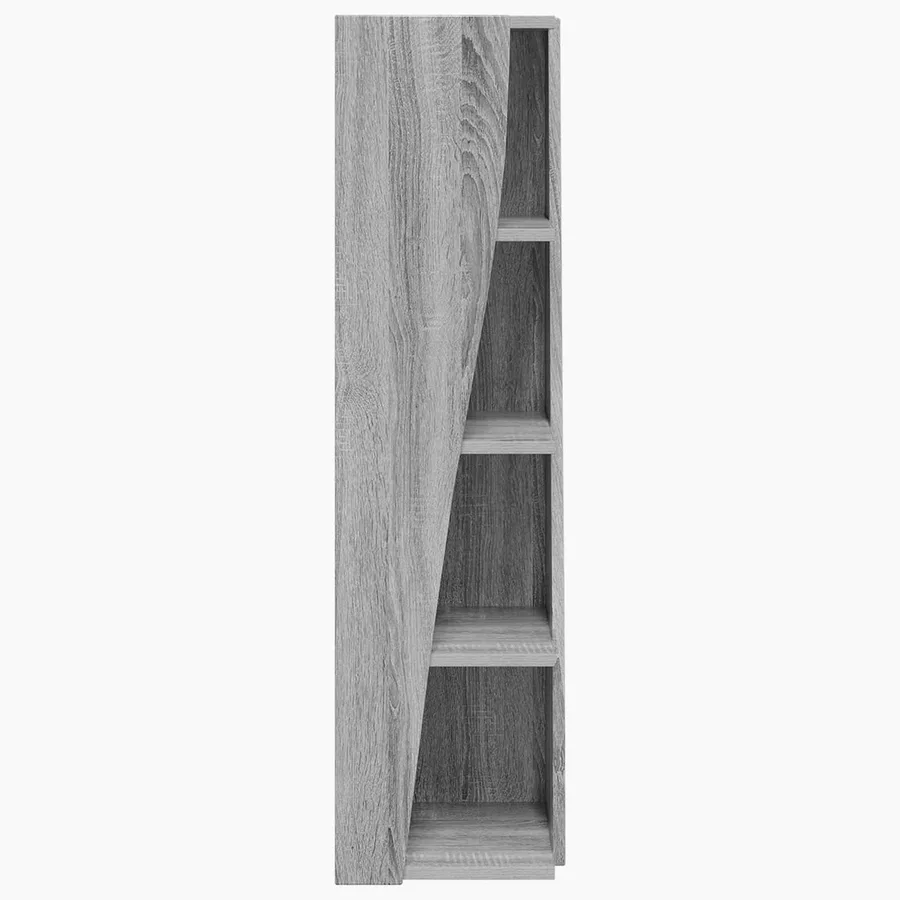 Meuble d'angle Gris Sonoma 27,5x27x102cm Bois d'ingénierie - 6