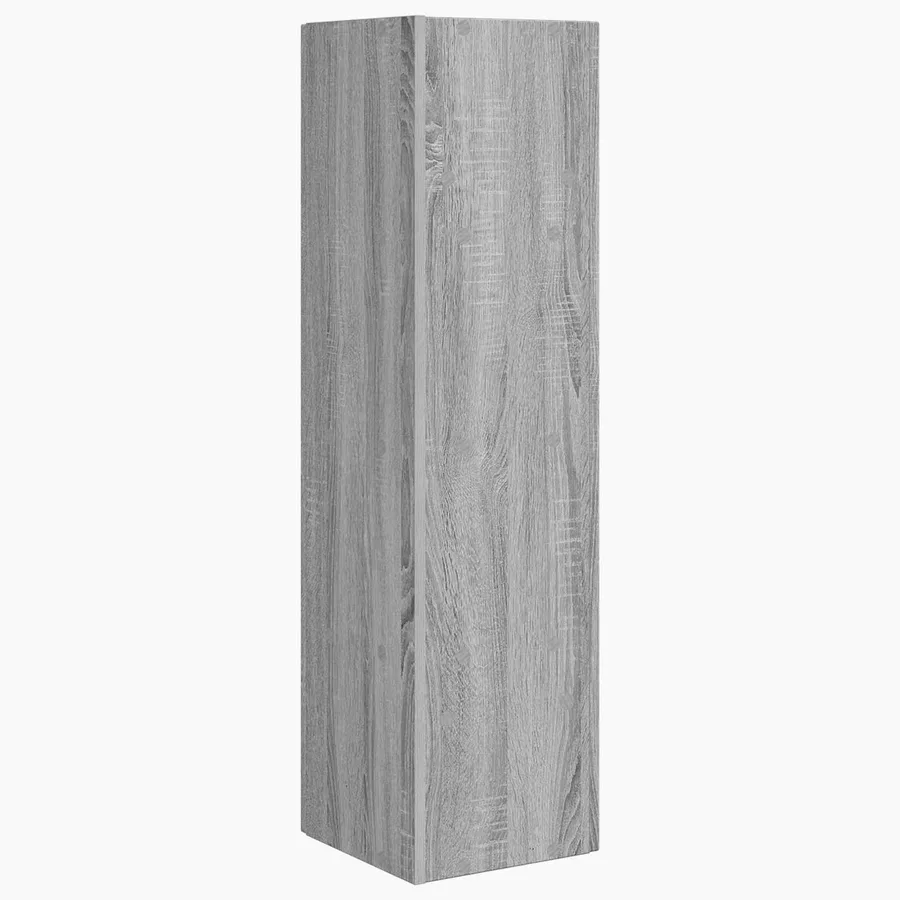 Meuble d'angle Gris Sonoma 27,5x27x102cm Bois d'ingénierie - 7