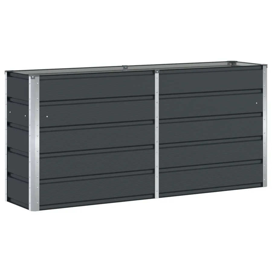 Jardinière Anthracite 160 x 40 x 75 cm Acier - 2