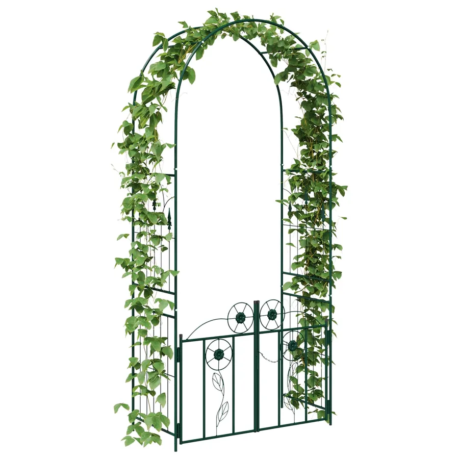 Arche de jardin avec verrouillage Vert 102 x 50 x 218 cm - 3