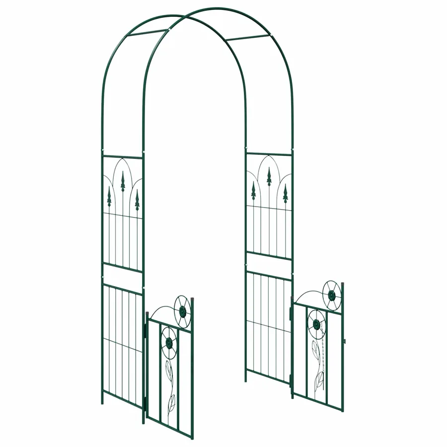 Arche de jardin avec verrouillage Vert 102 x 50 x 218 cm - 5