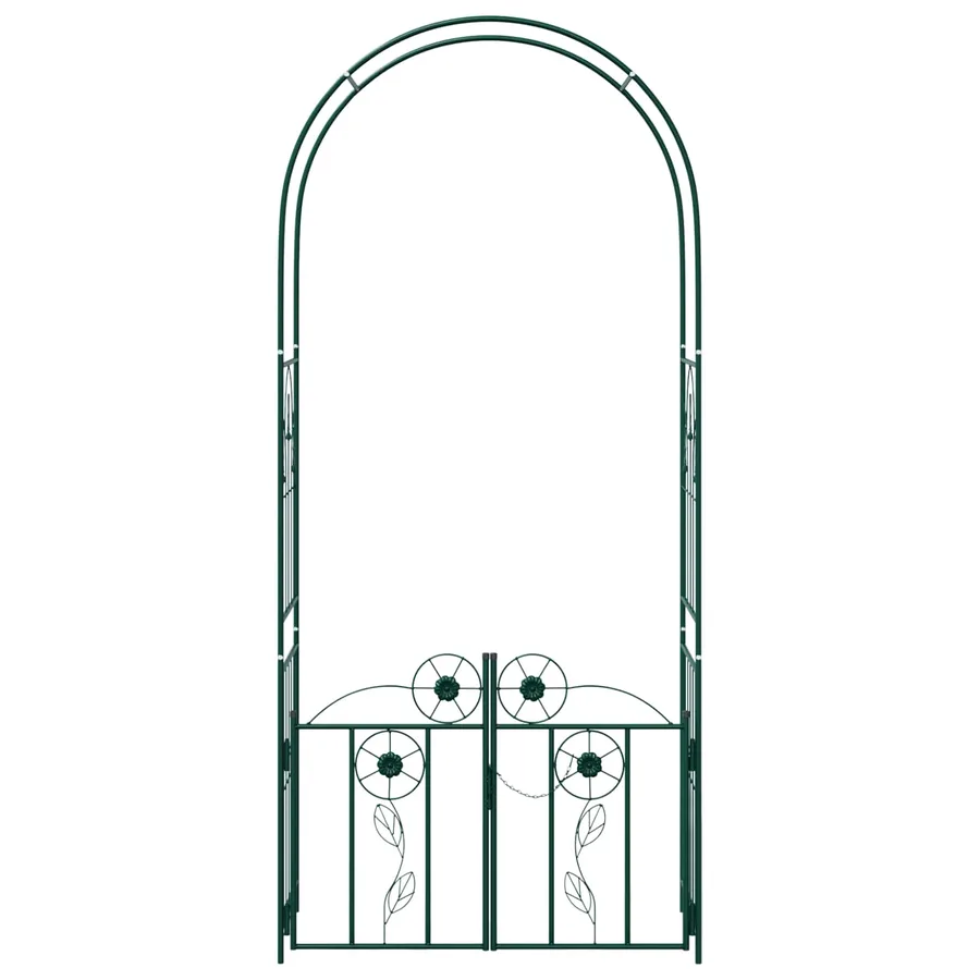 Arche de jardin avec verrouillage Vert 102 x 50 x 218 cm - 6