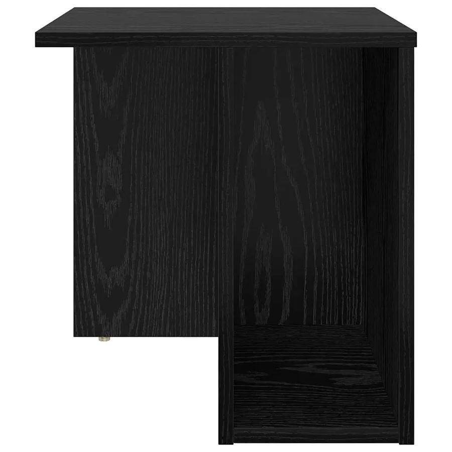 Table d'appoint Chêne noir 37 x 32 x 40 cm Bois d'ingénierie - 5