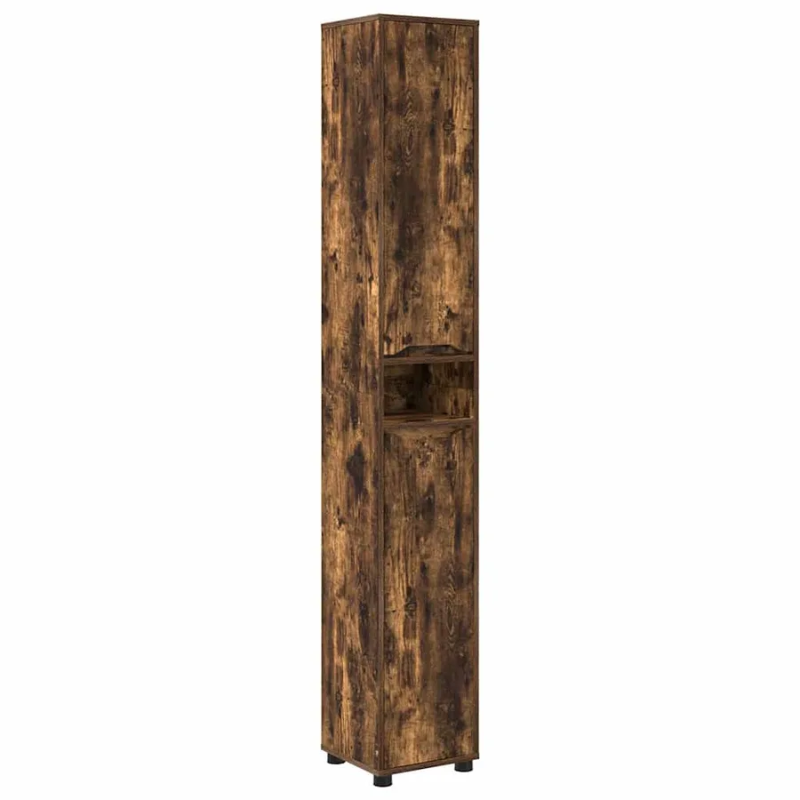Ensemble de mobilier de salle de bain 4 pcs Chêne fumé - 7