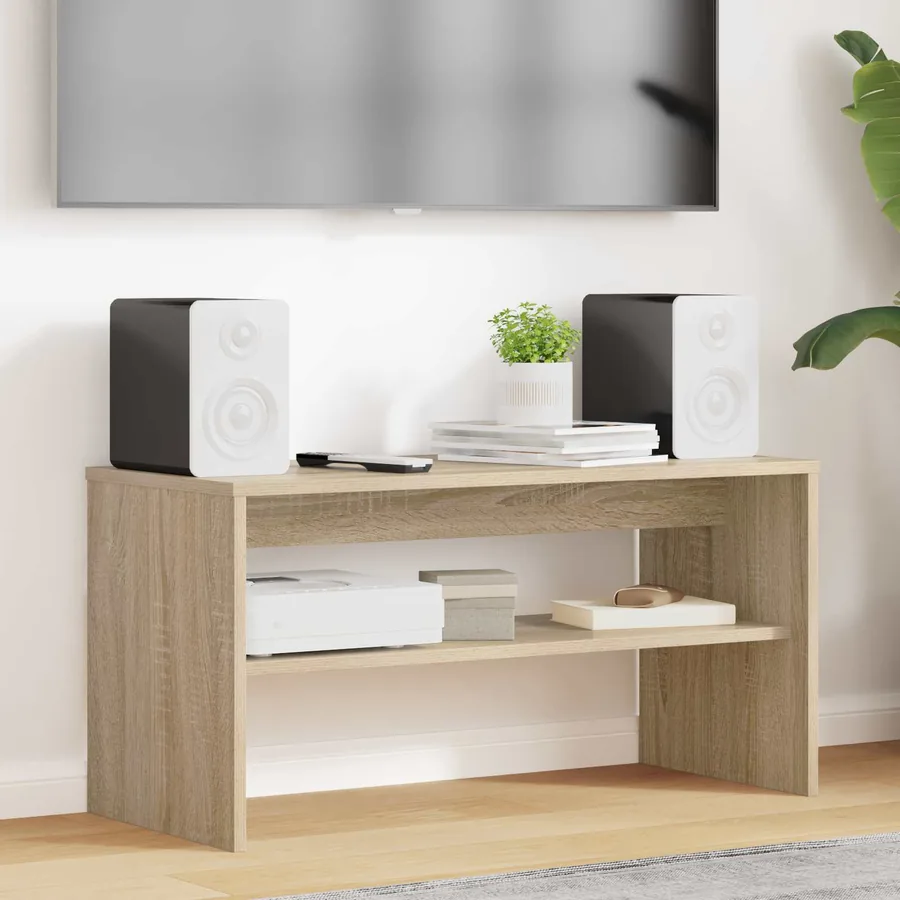 Meuble TV Chêne Sonoma 80 x 35 x 40 cm Bois d'ingénierie