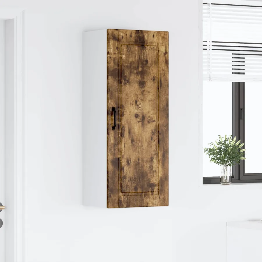 Meuble mural PORTO Chêne fumé 40 x 31 x 100 cm - 4
