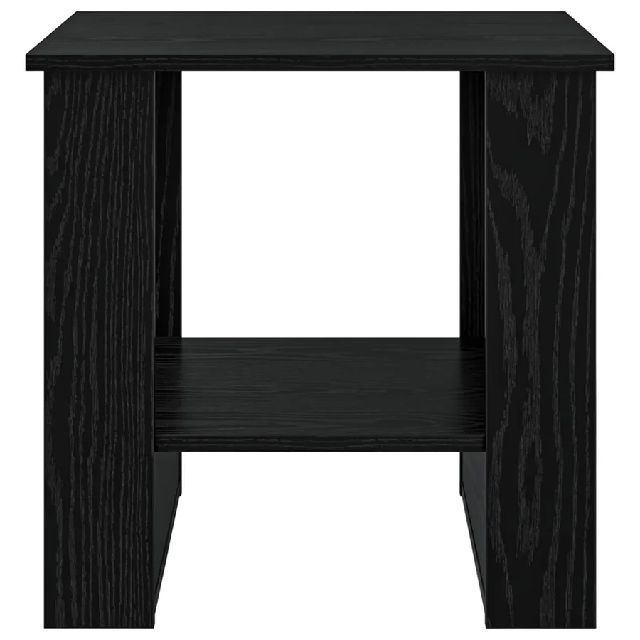 Table basse Chêne noir 51 x 50 x 50 cm Bois d'ingénierie - 5