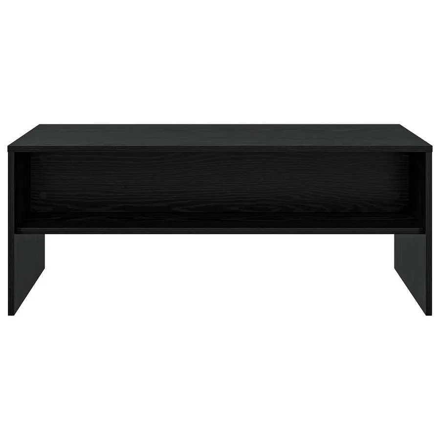 Table basse Chêne noir 100 x 50 x 40 cm Bois d'ingénierie - 5