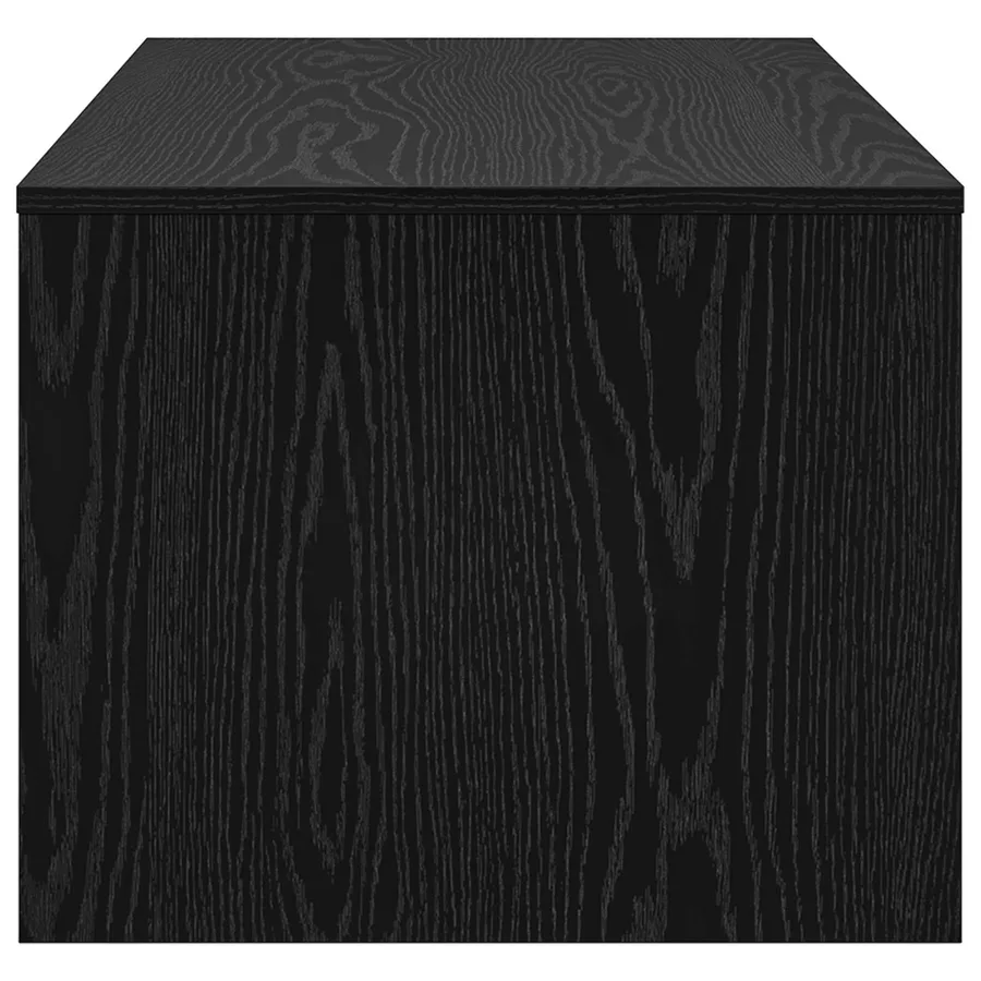 Table basse Chêne noir 100 x 50 x 40 cm Bois d'ingénierie - 6