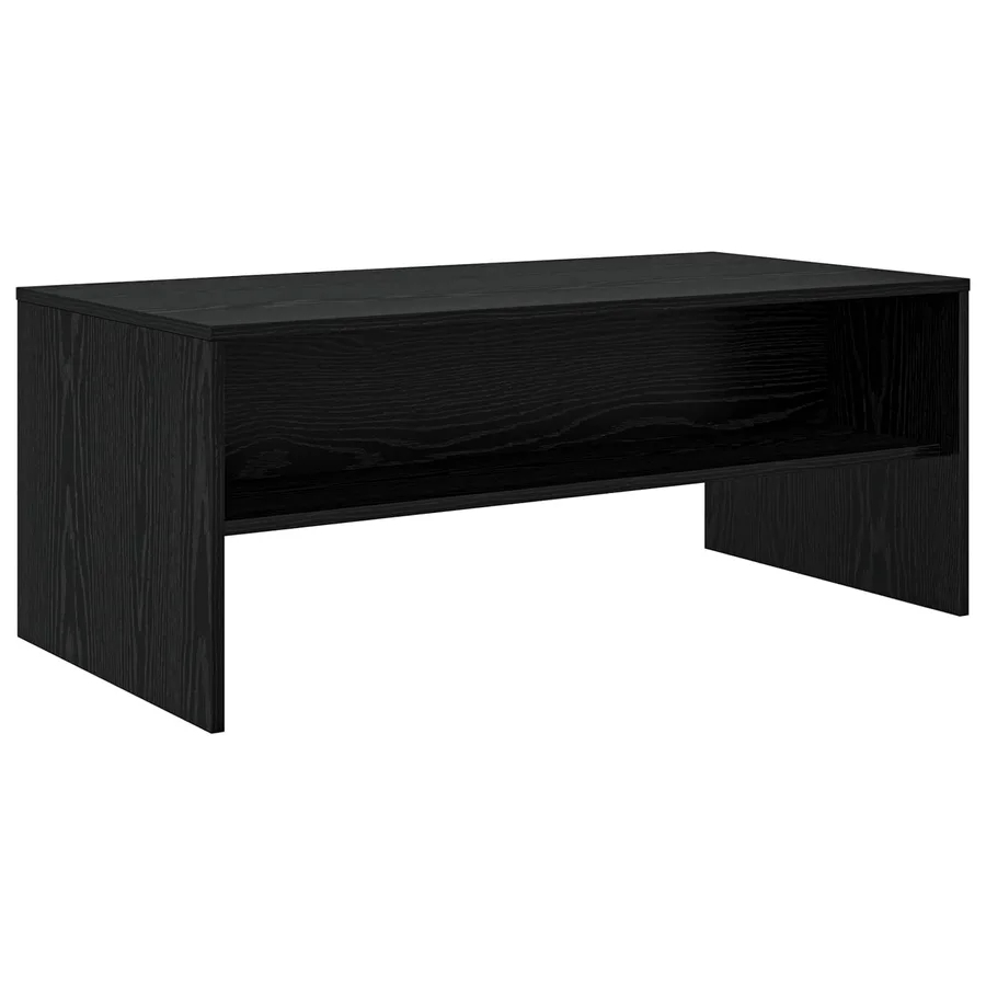 Table basse Chêne noir 100 x 50 x 40 cm Bois d'ingénierie - 7