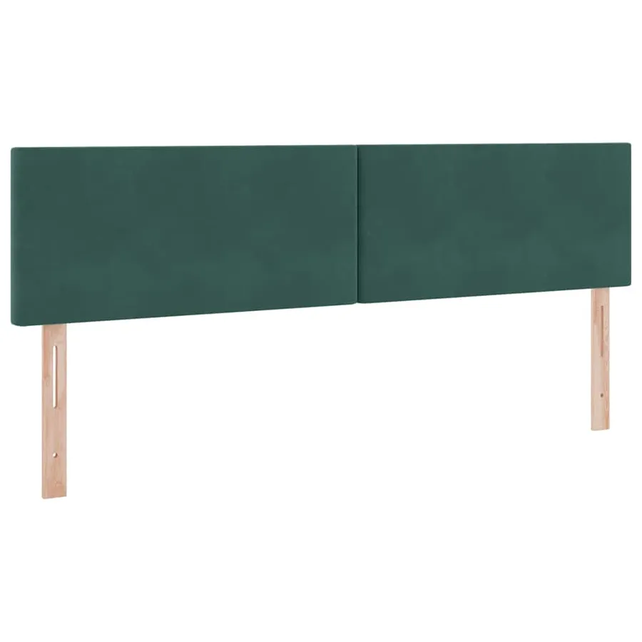 Lit de rangement LED avec matelas Vert foncé 160 x 200 cm - 8